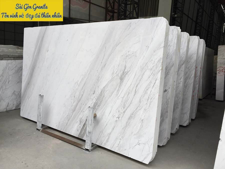 đá marble trắng volakas