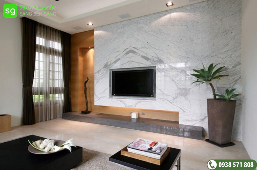10 ý tưởng tuyệt vời ốp tường với đá marble - Saigongranite.com